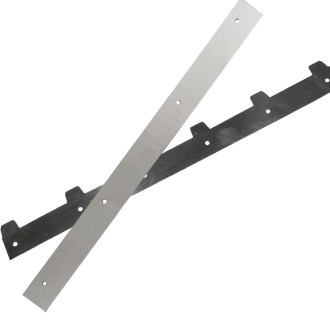 Abstandstreifen und Schienen