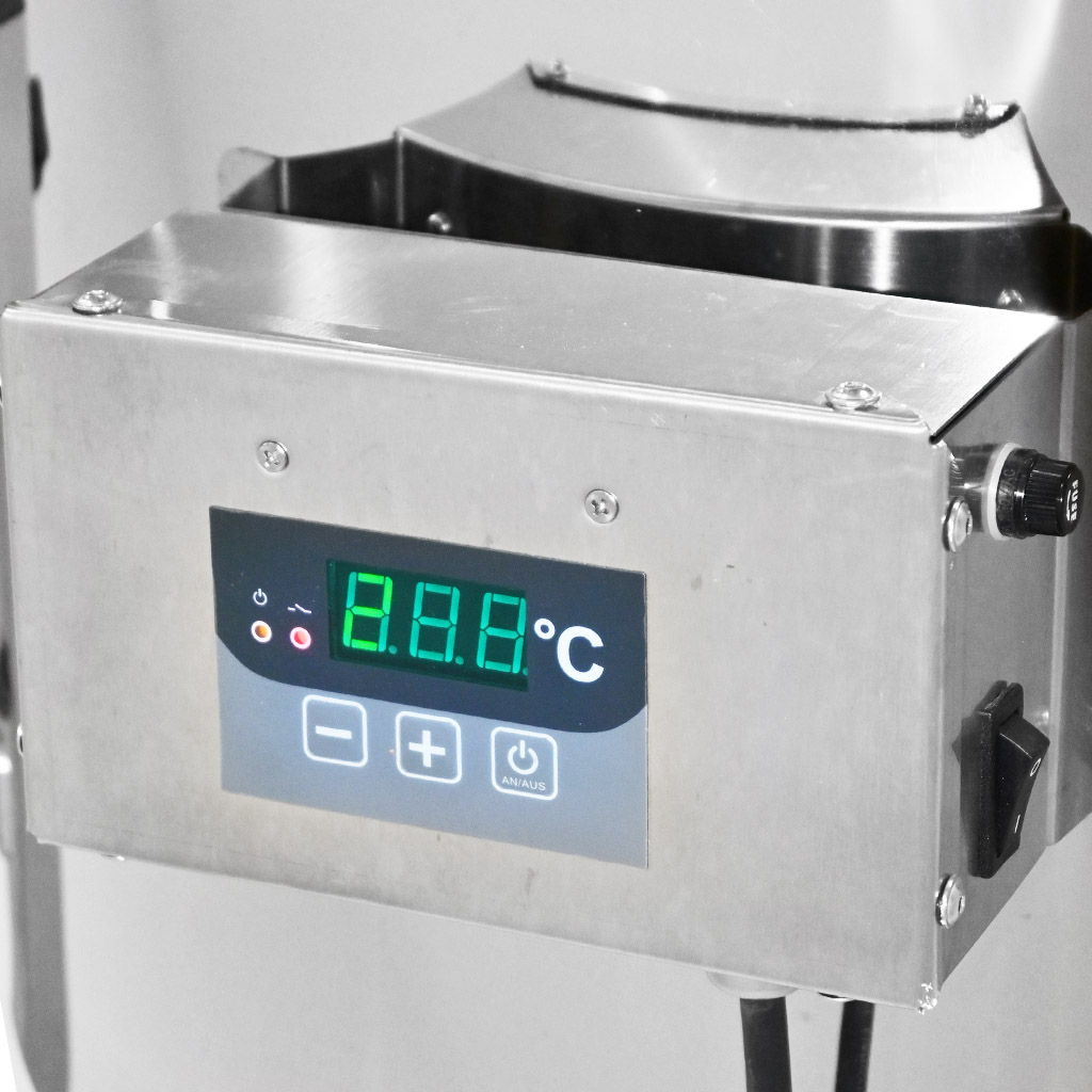 Doppelwand-Abfüller mit Heizung Mellarius MaxiLine 230 V – 185 Liter / 260 kg