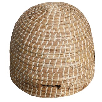 Strohbienenstock 45x45 cm