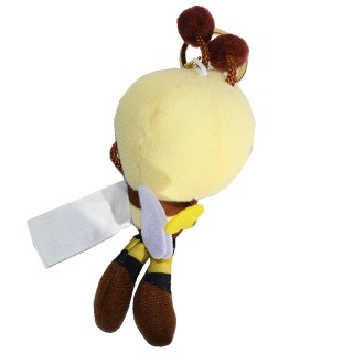 Plüschbiene „Freddie“ mit Schlüsselanhänger – 13 cm