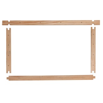 Rähmchen in Teilen Zandermaß 220 mm, gerade Seiten - Hol-ewg - 50 Stk.