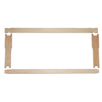 Langstroth 3/4 - 185 - Hoffmann Rähmchen, vorgebohrt - 50 Stück