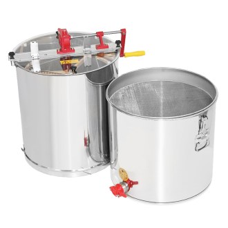 Honigschleuder Mellarius OptiLine 3/9 Waben Hand mit Behälter P52