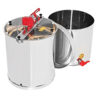 Honigschleuder Mellarius OptiLine 3/9 Waben Hand mit Behälter P52
