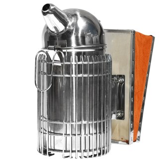 Rauchbläser (Smoker) - groß - rund mit Ultra-Käfig