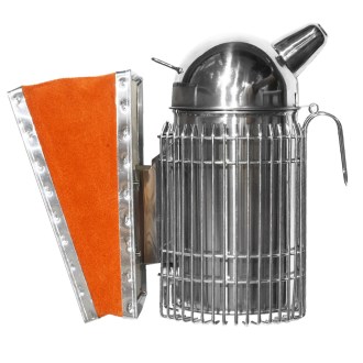 Rauchbläser (Smoker) - groß - rund mit Ultra-Käfig