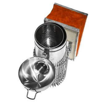 Rauchbläser (Smoker) - groß - rund mit Ultra-Käfig