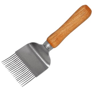 Entdecklungsgabel Holz gebogen 19 Nadel