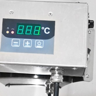 Doppelwand-Abfüller mit Heizung Mellarius MaxiLine 230 V – 104 Liter / 140 kg