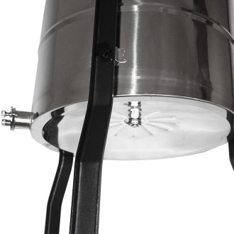 Honigschleuder Mellarius MaxiLine 5 Waben Hand mit großem Griff Dia 52