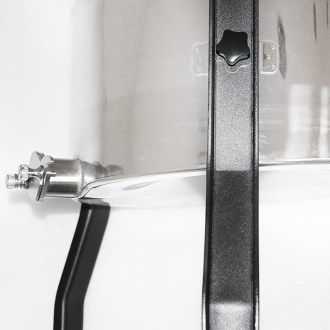 Honigschleuder Mellarius MaxiLine 5 Waben Hand mit großem Griff Dia 52