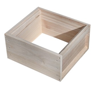 DN-Ganzzarge (223 mm) 10 Rähmchen aus Paulowniaholz - Dr. Liebig - zerlegbar
