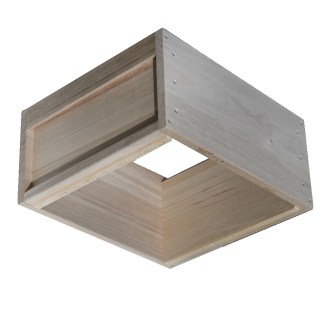 DN-Ganzzarge (223 mm) 10 Rähmchen aus Paulowniaholz - Dr. Liebig - zerlegbar