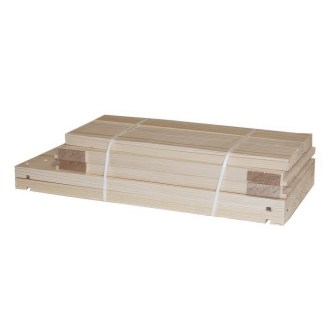 DN-Ganzzarge (223 mm) 10 Rähmchen aus Paulowniaholz - Dr. Liebig - zerlegbar