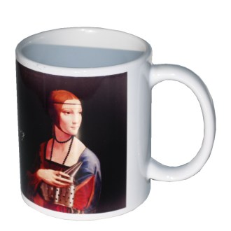 Tasse Dame mit Smoker