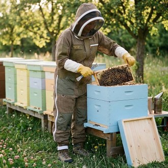 Mellarius Imkeranzug mit Belüftung - Elegant Bee - S-XXXXL