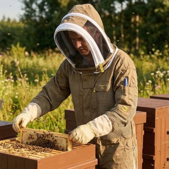 Imkeranzug mit Teilbelüftung Elegant Bee - S-XXXXL