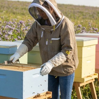 Mellarius Imkerjacke mit Elegant Bee Belüftung - S-XXXXL