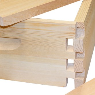 Langstroth Flachzarge 2/3 - 159 - 10 R. - Schwalbenschwanz zinken - in Teile