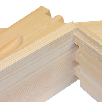 Langstroth Flachzarge 2/3 - 159 - 10 R. - Schwalbenschwanz zinken - in Teile