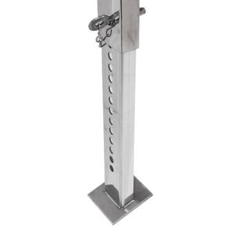 Edelstahlständer für Bienenstöcke 23,5 - 56,5 cm - 1 Stk