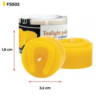 Silikonform für Kerzen – Teelicht Hufeisen – 1,8 cm – FS502