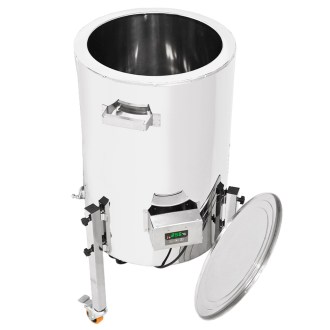 Doppelwand-Abfüller mit Heizung Mellarius MaxiLine 230 V – 54 Liter / 70 kg