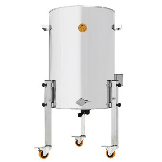 Doppelwand-Abfüller mit Heizung Mellarius MaxiLine 230 V – 133 Liter / 185 kg