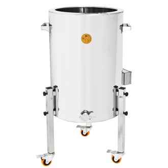 Doppelwand-Abfüller mit Heizung Mellarius MaxiLine 230 V – 185 Liter / 260 kg
