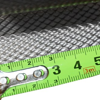 Imkereistreckmetall – Aluminium, Masche 4 mm, Rolle 0,5 × 10 m