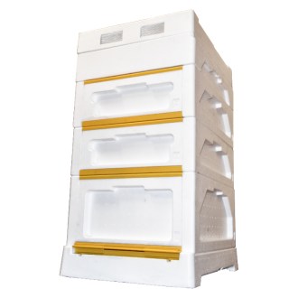Styroporbeuten Langstroth 1x 1/1 (232) 2 x 2/3 (159) - 10 R. 