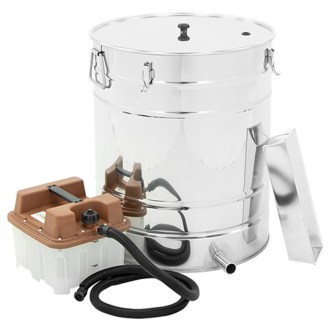 LYSON Wachsschmelzer auf Basis eines Settlers 100l - Eco-Version, mit Dampfgarer 