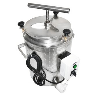 Wachskessel mit Presse 35l - elektrisch 230 V