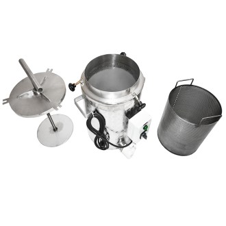 Wachskessel mit Presse 35l - elektrisch 230 V