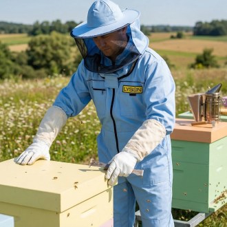 Imkeranzug mit Hut - blau - Lysoń, Größe: S-XXXL