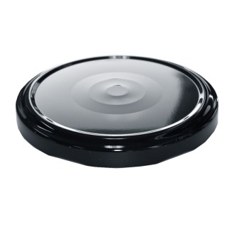Twist-Off-Deckel für Glas TO 82 - RBS - schwarz