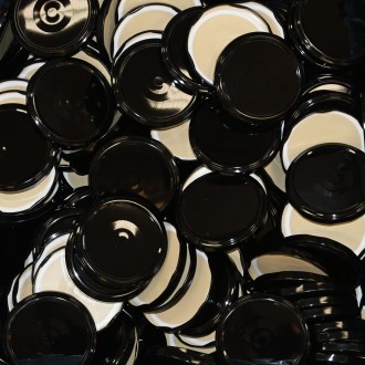Twist-Off-Deckel für Glas TO 82 - RBS - schwarz - 700 Stk. - ganze Karton