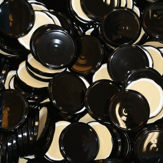 Twist-Off-Deckel für Glas TO 82 - RBS - schwarz - 700 Stk. - ganze Karton