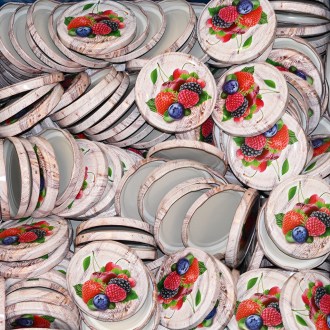 Twist-off-Deckel für Glas TO 82 - RTS - Fruit 6 - 700 Stk. - ganze Karton