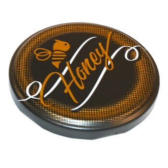 Deckel für Glas TO 82 – Honey – schwarz – matt – HO12-2