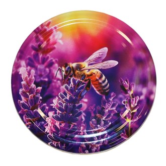 Deckel für Glas TO 82 – Biene und Lavendel 700 Stück – kompletter Karton – HO17