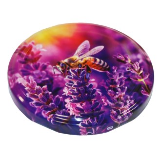 Deckel für Glas TO 82 – Biene und Lavendel 700 Stück – kompletter Karton – HO17