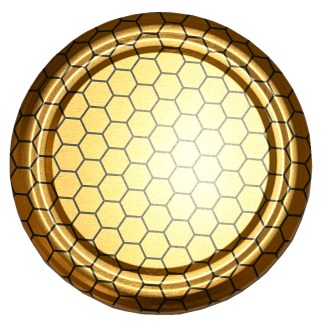 Deckel für Glas TO 82 - Bienenwabe - 700 Stk. - ganze Schachtel - HC6