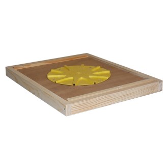 Zanderdeckel mit Bienenflucht 8 Ausgänge - 10 R.
