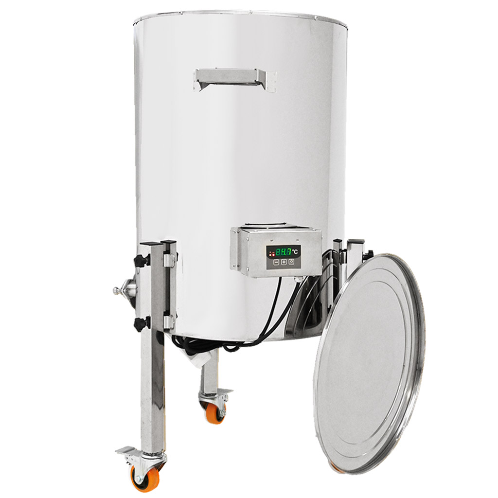 Doppelwand-Abfüller mit Heizung Mellarius MaxiLine 230 V – 185 Liter / 260 kg