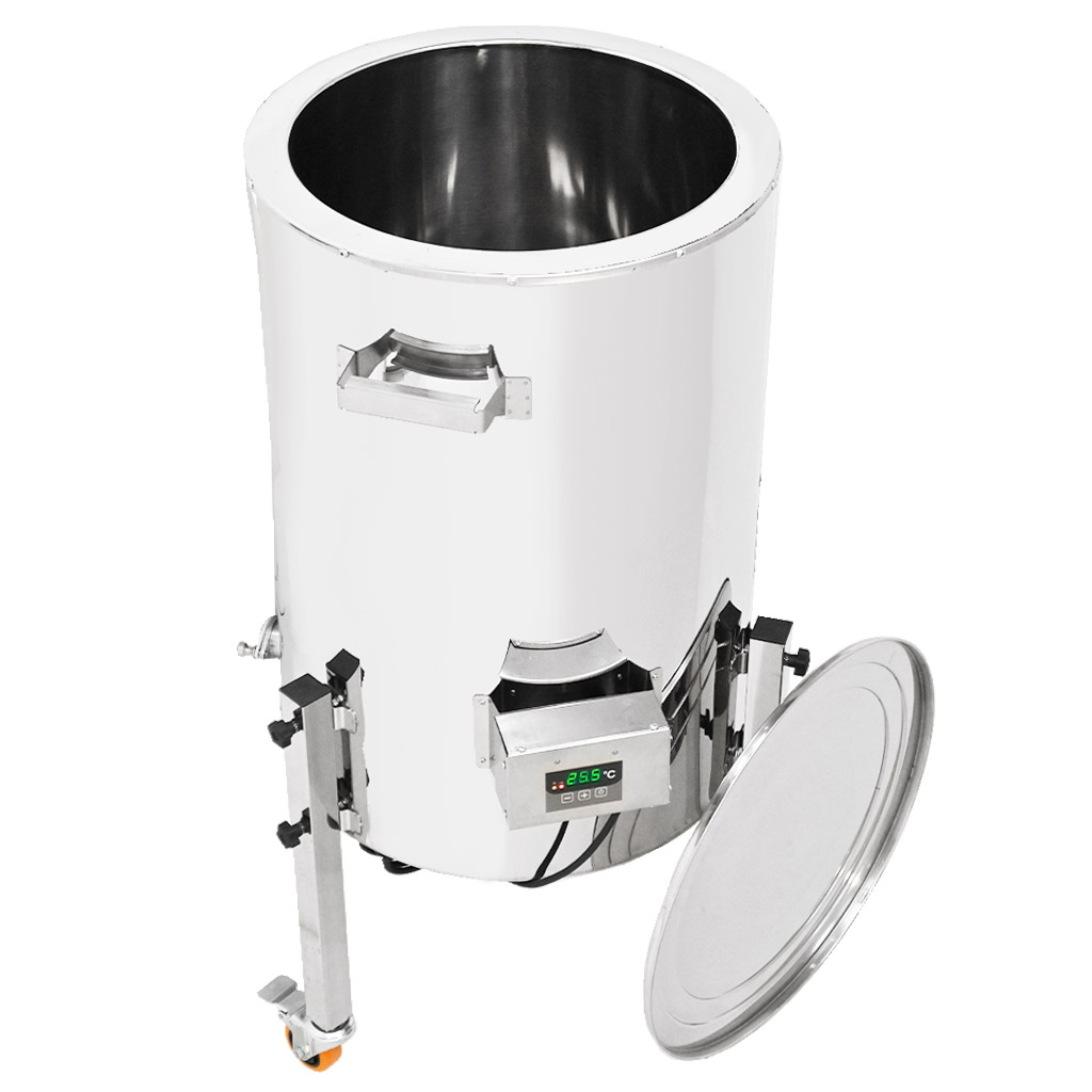 Doppelwand-Abfüller mit Heizung Mellarius MaxiLine 230 V – 185 Liter / 260 kg