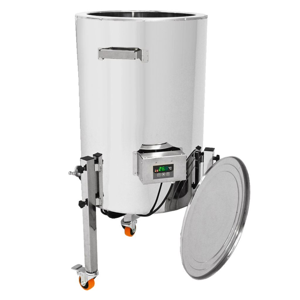 Doppelwand-Abfüller mit Heizung Mellarius MaxiLine 230 V – 185 Liter / 260 kg