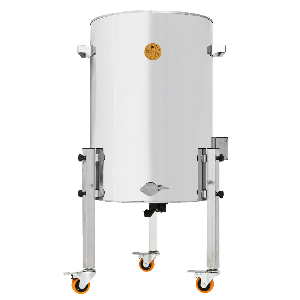 Doppelwand-Abfüller mit Heizung Mellarius MaxiLine 230 V – 104 Liter / 140 kg