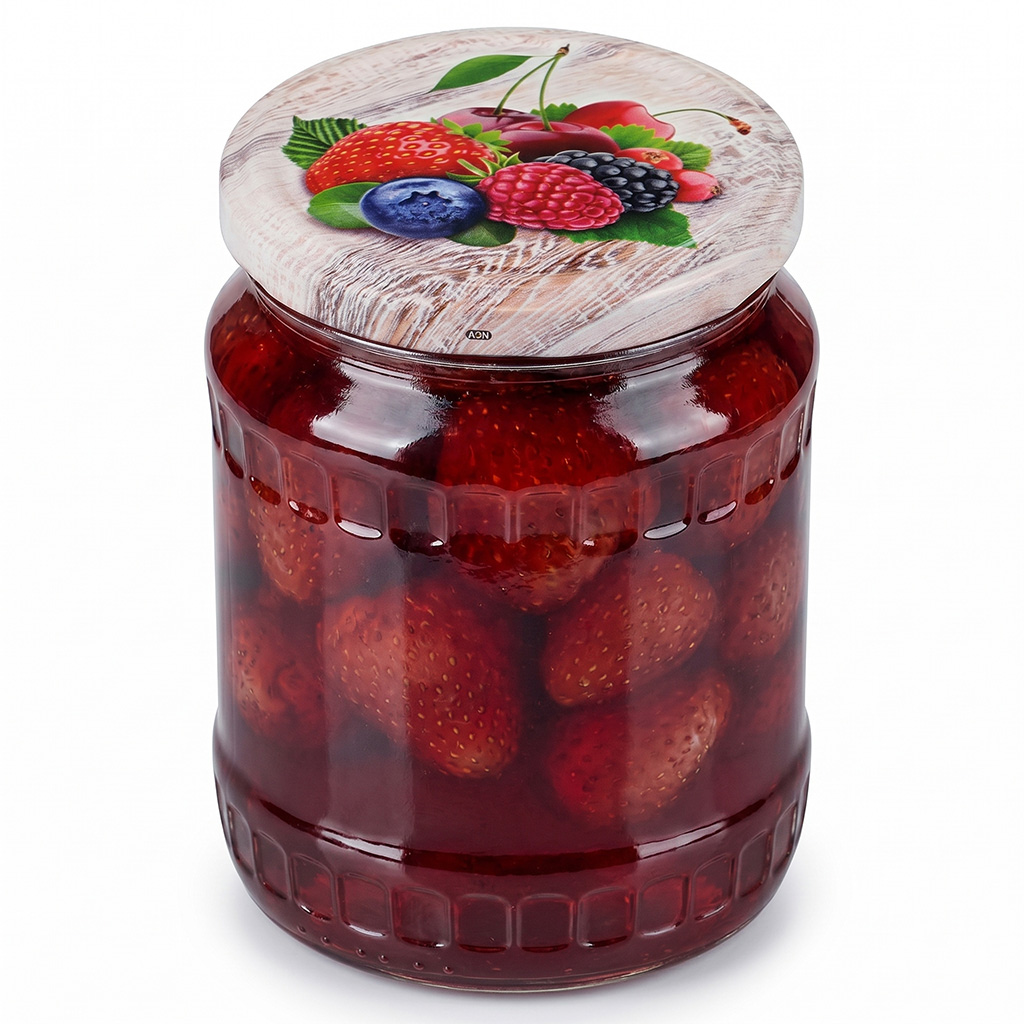 Twist-Off-Deckel für Glas TO 82 - RTS - Fruit 6