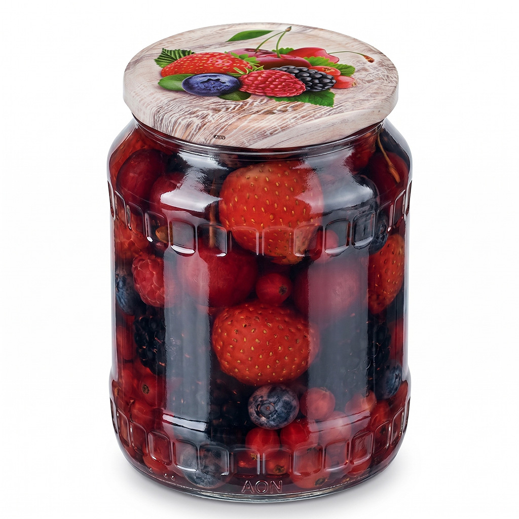 Twist-Off-Deckel für Glas TO 82 - RTS - Fruit 6
